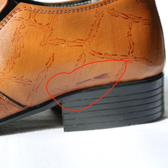 Vero Cuoio NIKE Collection Brown Leather Dress Shoes Loafers Slip On Mens Sz 40 - Picture 15 of 15